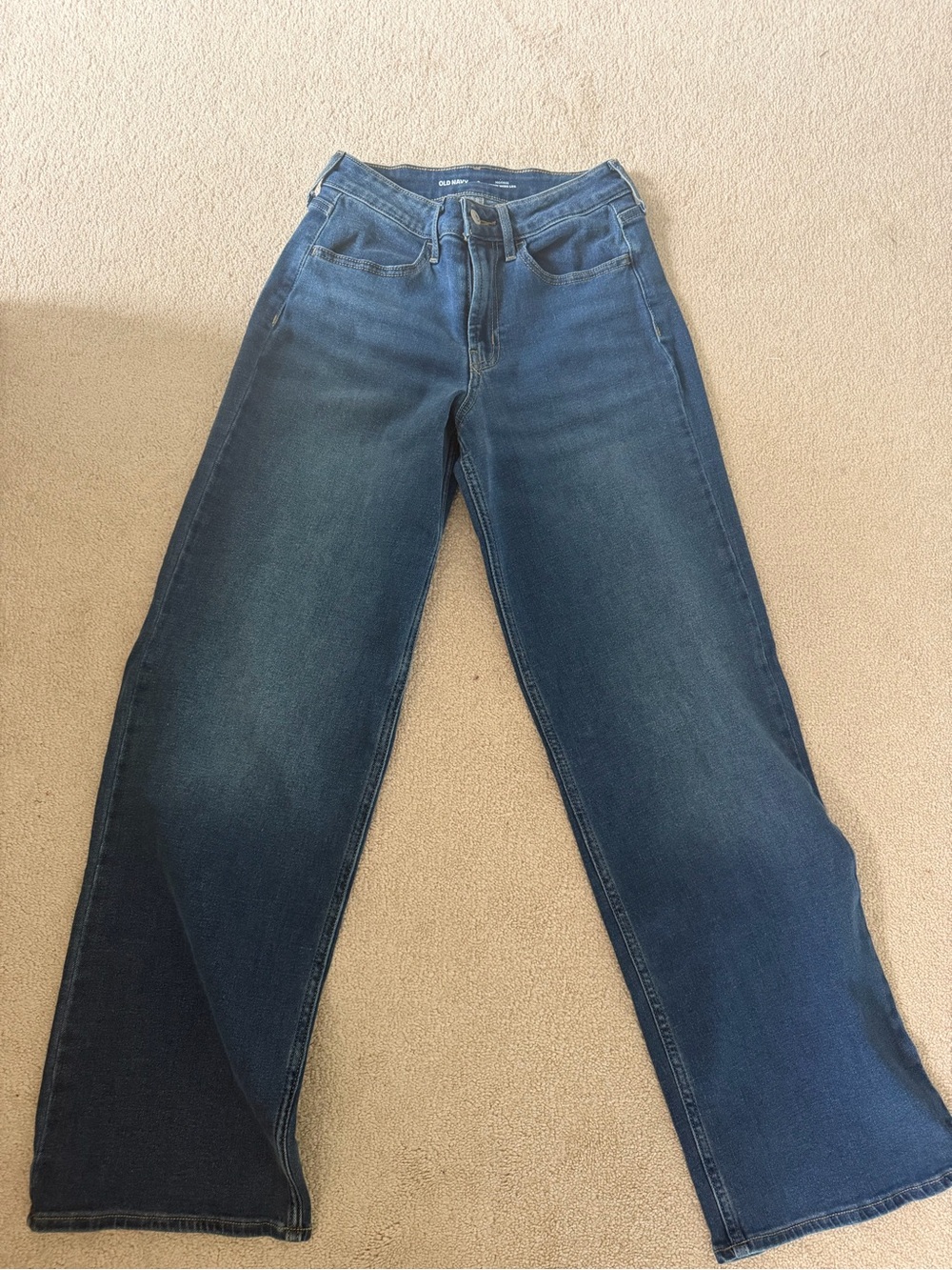 Old Navy Dark Blue Wide-Leg Jeans